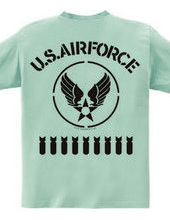 オールステンシル USエアフォース 2（バックプリント）(U.S. Air Force)