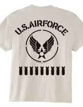 オールステンシル USエアフォース 2（バックプリント）(U.S. Air Force)