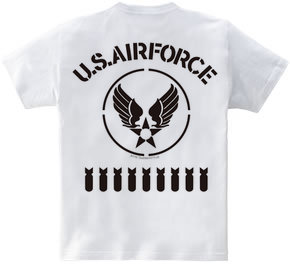 オールステンシル USエアフォース 2（バックプリント）(U.S. Air Force)