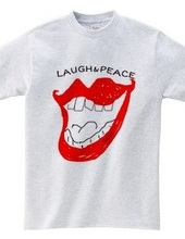 Laugh & peace logo T-shirt