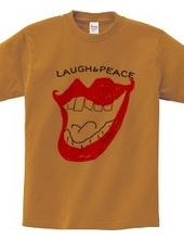 Laugh & peace ロゴTシャツ