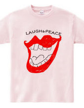 Laugh & peace logo T-shirt