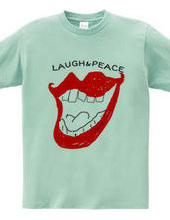 Laugh & peace logo T-shirt
