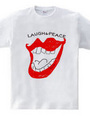 Laugh & peace ロゴTシャツ