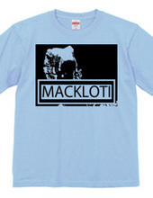 MACKLOTI　ロゴTシャツ