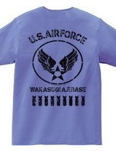 US Air Force 5 Vintage Style Processing (Back Print)