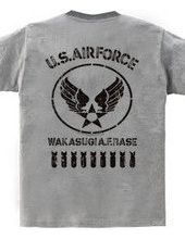 US Air Force 5 Vintage Style Processing (Back Print)