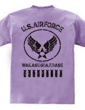 US Air Force 5 Vintage Style Processing (Back Print)