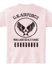 US Air Force 5 Vintage Style Processing (Back Print)