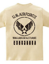 US Air Force 5 Vintage Style Processing (Back Print)