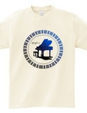 Life of piano/grand piano blue