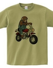 Ride a monkey bike