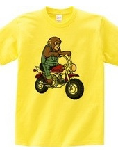 Ride a monkey bike