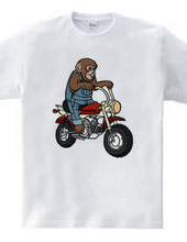 Ride a monkey bike