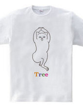 Yoga Cat (White) Tree Pose