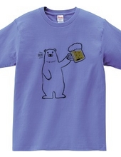 Beer-loving polar bear