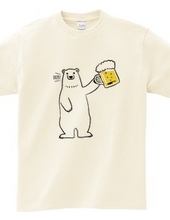 Beer-loving polar bear