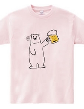 Beer-loving polar bear