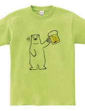 Beer-loving polar bear