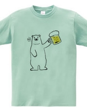 Beer-loving polar bear