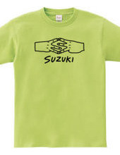 Hand sign SUZUKI