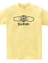 Hand sign SUZUKI