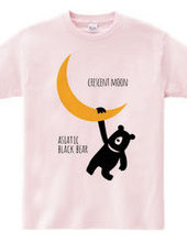 Crescent Moon and Black Bear