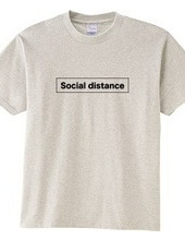 social distance tee