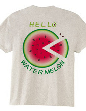 Backprint* ! Sliced watermelon pattern