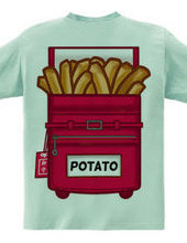 Potato is a textbook [English notation back print]