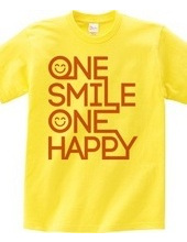 ONE SMILE ONE HAPPY