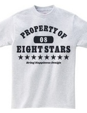 EIGHT STARS College T-shirt