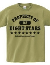 【EIGHT STARS】カレッジTシャツ