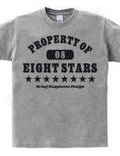 EIGHT STARS College T-shirt