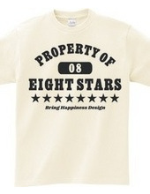 【EIGHT STARS】カレッジTシャツ