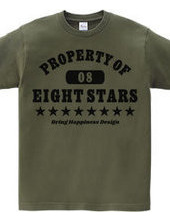 【EIGHT STARS】カレッジTシャツ