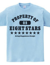 EIGHT STARS College T-shirt