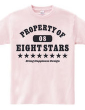 【EIGHT STARS】カレッジTシャツ