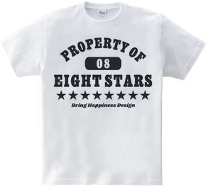 【EIGHT STARS】カレッジTシャツ