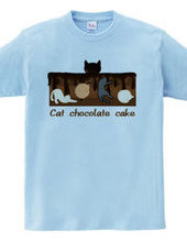 Cat chocolate cake