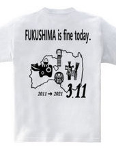 FUKUSHIMA 3.11(バックプリント)