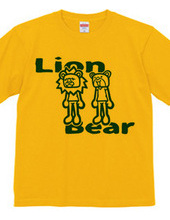 Lion and Bear (Blue)