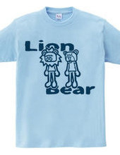 Lion and Bear (Blue)