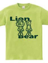 Lion and Bear (Blue)