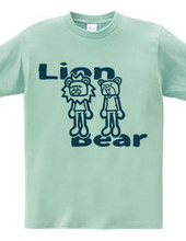 Lion and Bear (Blue)