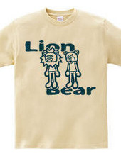 Lion and Bear (Blue)