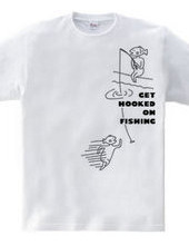 魚釣りをする魚