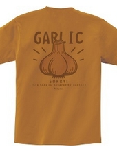 バックプリント にんにくGARLIC*B