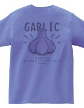 バックプリント にんにくGARLIC*B