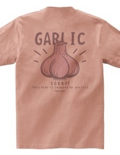 バックプリント にんにくGARLIC*B